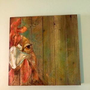 Rooster wall hanging